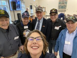 Veterans at the Veterans Day event 2023
